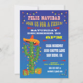 Feliz Navidad Cactus met Sombrero Kaart (Voorkant)