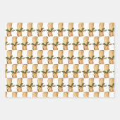 Feliz Navidad Cactus, Tamale & Piñata Inpakpapier Vel (Voorkant 2)