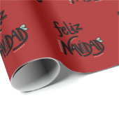 Feliz Navidad Cadeaupapier (Rol Hoek)