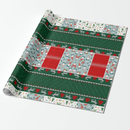 feliz navidad cadeaupapier (Uitgerold)