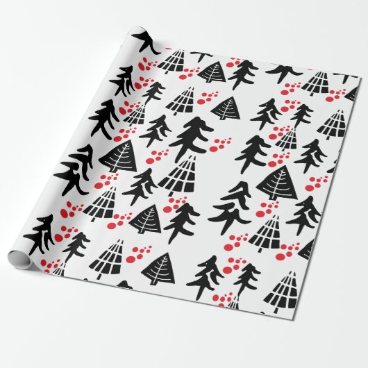 feliz navidad cadeaupapier (Uitgerold)
