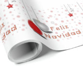 Feliz Navidad Cadeaupapier (Rol Hoek)