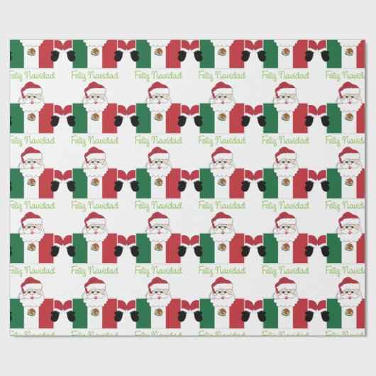 Feliz Navidad Cadeaupapier (Vlak)