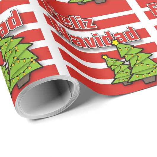 Feliz Navidad Cadeaupapier (Rol Hoek)