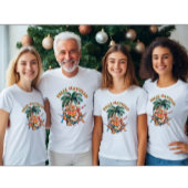 Feliz Navidad Chicken en de bende T-shirt