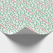Feliz Navidad Chili Pepper Pattern Cadeaupapier (Hoek)