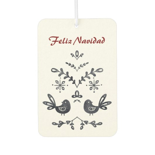 Feliz Navidad Christelijk vers Luchtverfrisser, Pi Luchtverfrisser (Voorkant)