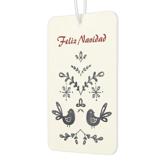 Feliz Navidad Christelijk vers Luchtverfrisser, Pi Luchtverfrisser (Links)