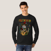 Feliz Navidad  Christmas Mexican Santa Sombrero Xm T-shirt (Voorkant volledig)