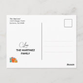 Feliz Navidad Christmas Red Chihuahua Dog Briefkaart (Achterkant)