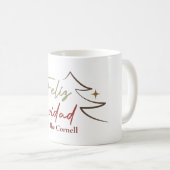 Feliz Navidad Coffee Mok (Voorkant rechts)
