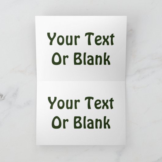 Feliz Navidad - Conifers Feestdagen Kaart (Binnen)