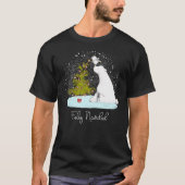 Feliz Navidad Cute Polar Bear Penguin Christmas T-shirt (Voorkant)