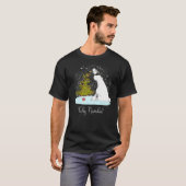 Feliz Navidad Cute Polar Bear Penguin Christmas T-shirt (Voorkant volledig)
