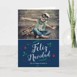 Feliz Navidad del muérdago gelukkación Feestdagen Kaart