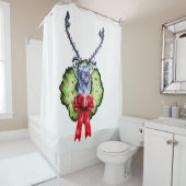 Feliz Navidad Douchegordijn (In situ)