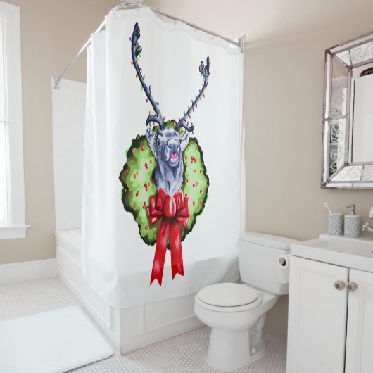 Feliz Navidad Douchegordijn (In situ)