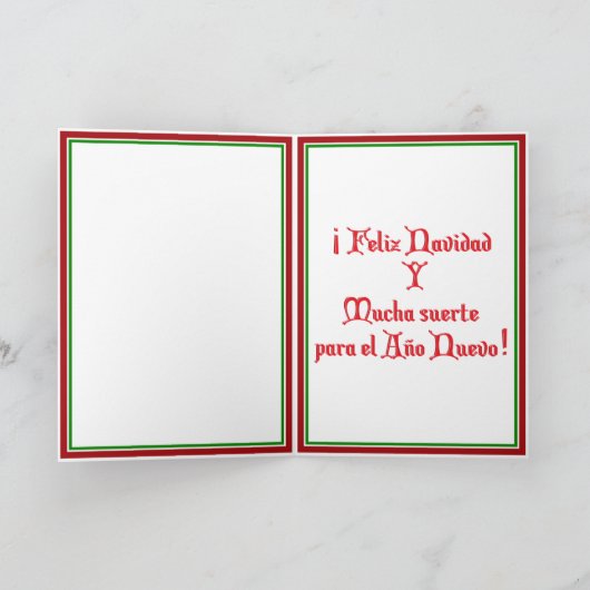 Feliz Navidad - Drie Wise Crackers Feestdagen Kaart (Binnen)