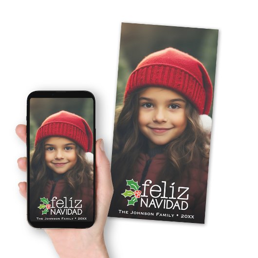 Feliz Navidad: Eén grote foto Feestdagenkaart