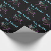 Feliz Navidad - Electric Cariou Cadeaupapier (Hoek)