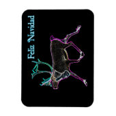 Feliz Navidad - Electric Cariou Magneet (Verticaal)