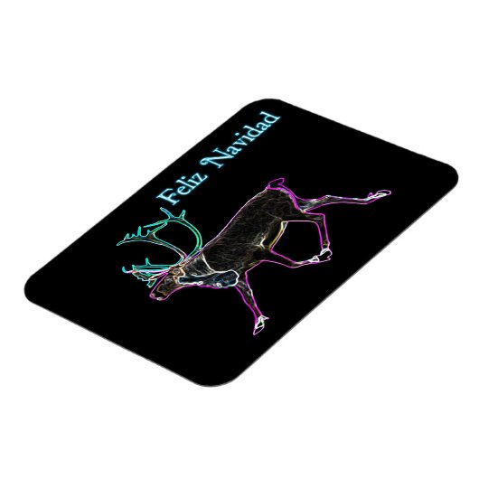 Feliz Navidad - Electric Cariou Magneet (Linkerzijde)