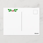 Feliz Navidad elegant design Briefkaart (Achterkant)