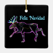 Feliz Navidad - Elektrische machines Keramisch Ornament (Achterkant)