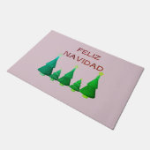 FELIZ NAVIDAD ESPANOL MERRY CHRISTMAS DEURMAT (Schuin)