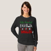 Feliz Navidad Familia Y Tamales T-shirt (Voorkant volledig)