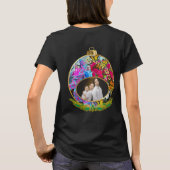 Feliz Navidad Familie Dansen Vlinders PV01 T-shirt (Achterkant)