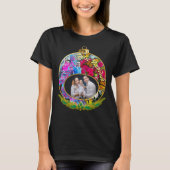 Feliz Navidad Familie Dansen Vlinders PV01 T-shirt (Voorkant)