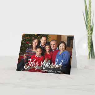 Feliz Navidad Family Feliz Feestdagen Kaart