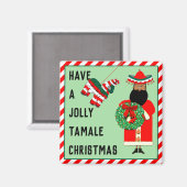 Feliz Navidad-feestcadeaus Magnet (Voorkant / Achterkant)