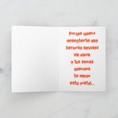 Feliz Navidad Feestdagen Kaart (Binnen)