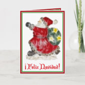 Feliz Navidad Feestdagen Kaart (Voorkant)