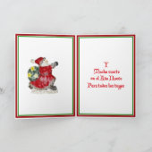 Feliz Navidad Feestdagen Kaart (Binnen)