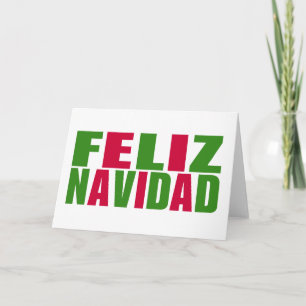 Feliz Navidad Feestdagen Kaart