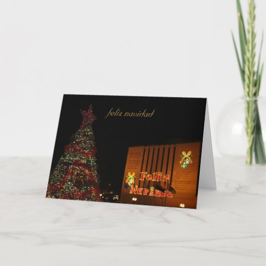 feliz navidad feestdagen kaart (Voorkant)