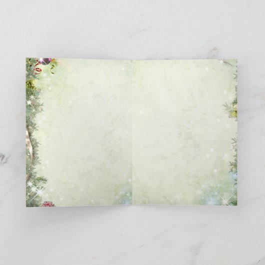 Feliz Navidad Feestdagen Kaart (Binnen)