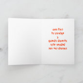 Feliz Navidad Feestdagen Kaart (Binnen)