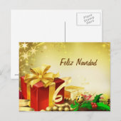 Feliz Navidad Feestdagenkaart (Voorkant / Achterkant)