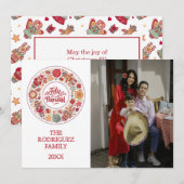 Feliz Navidad Feestdagenkaart (Voorkant / Achterkant)