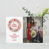 Feliz Navidad Feestdagenkaart (Staand voorkant)