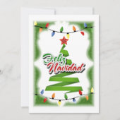 Feliz Navidad Feestdagenkaart (Voorkant)