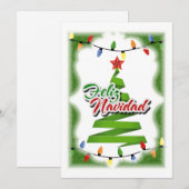 Feliz Navidad Feestdagenkaart (Voorkant / Achterkant)