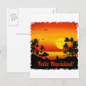 feliz Navidad Feestdagenkaart (Voorkant / Achterkant)