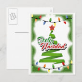 Feliz Navidad Feestdagenkaart (Voorkant / Achterkant)