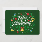 Feliz Navidad Feestdagenkaart (Voorkant)