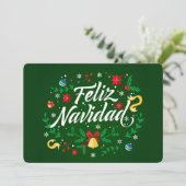 Feliz Navidad Feestdagenkaart (Staand voorkant)
